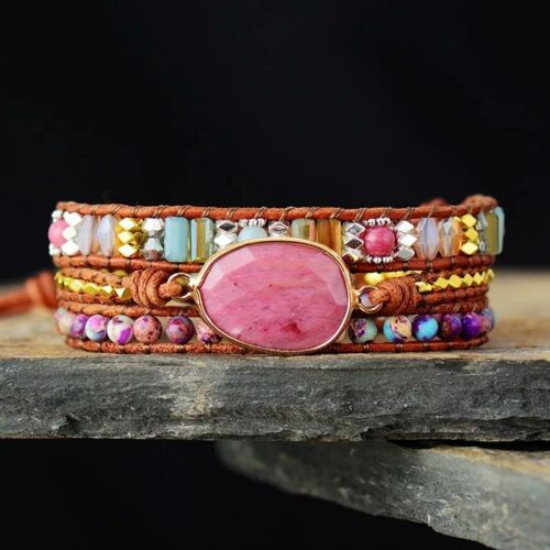 Fancy Dream - Bohemian Leather wrap bracelet