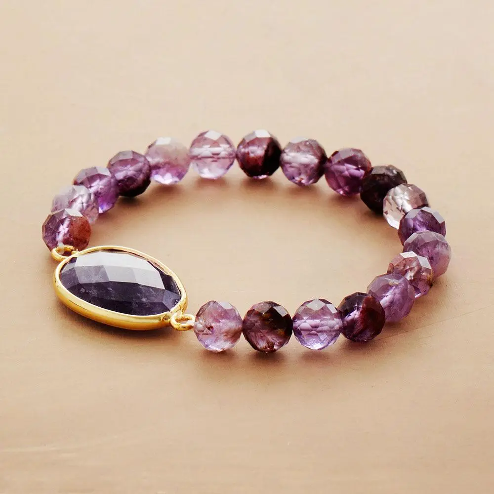 Picasso Amethyst Elastic Bracelet