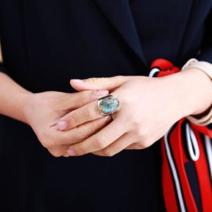 Hand Made Labradorite Ring
