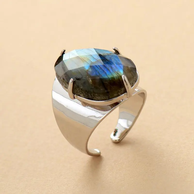 Hand Made Labradorite Ring