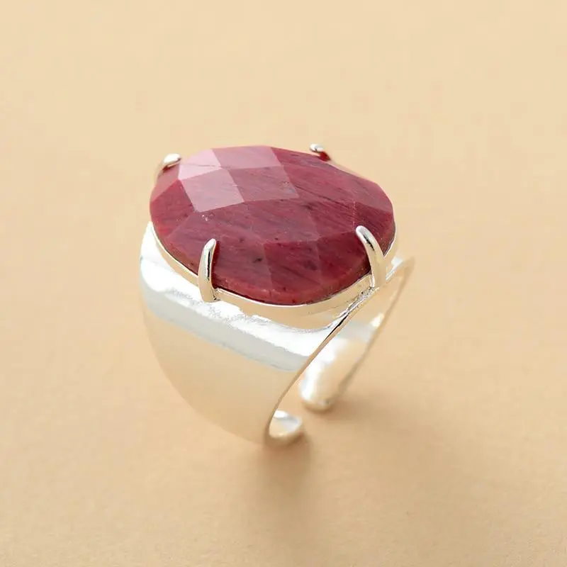 Fancy Dreams Rhodonite Stone Boho Ring