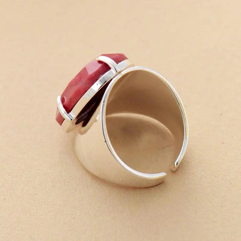 Fancy Dreams Rhodonite Stone Boho Ring