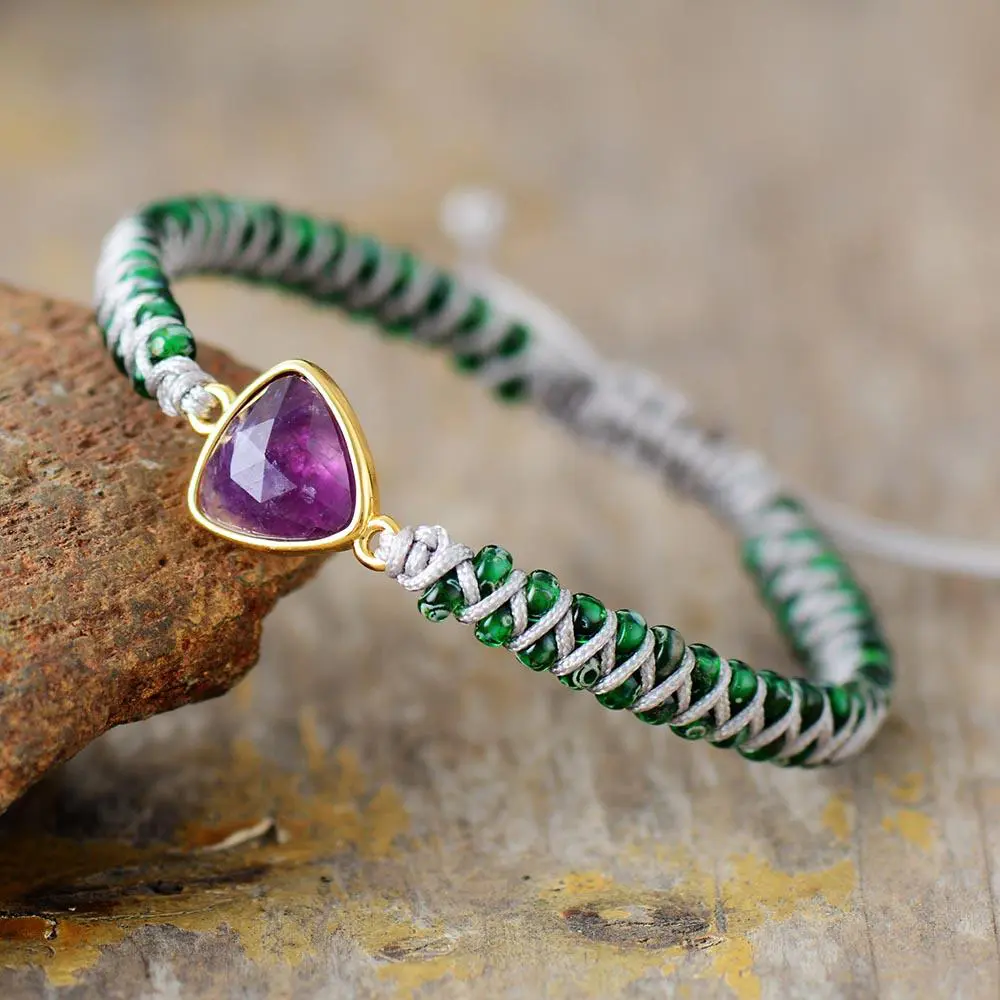 Morning Glory Braided Bracelet