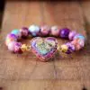 Haze Purple Stone Bracelet