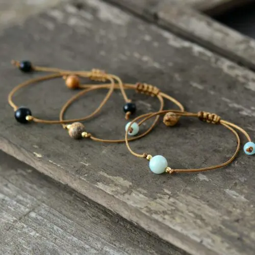 Three Beads Boho Bracelet Stacks