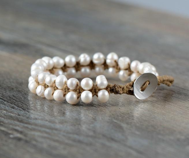 Calliope Beaded Pearls Bracelet