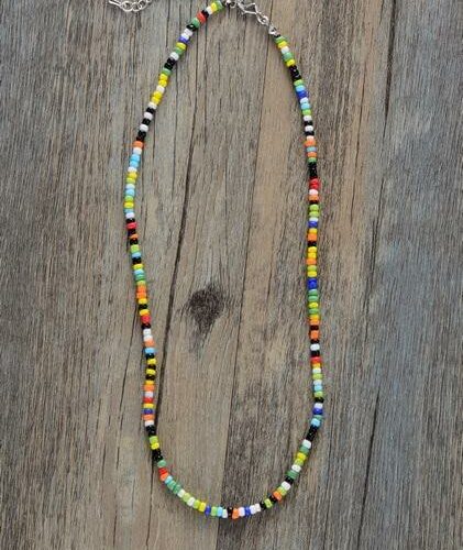 Sierra Colorful Seed Beads Necklace