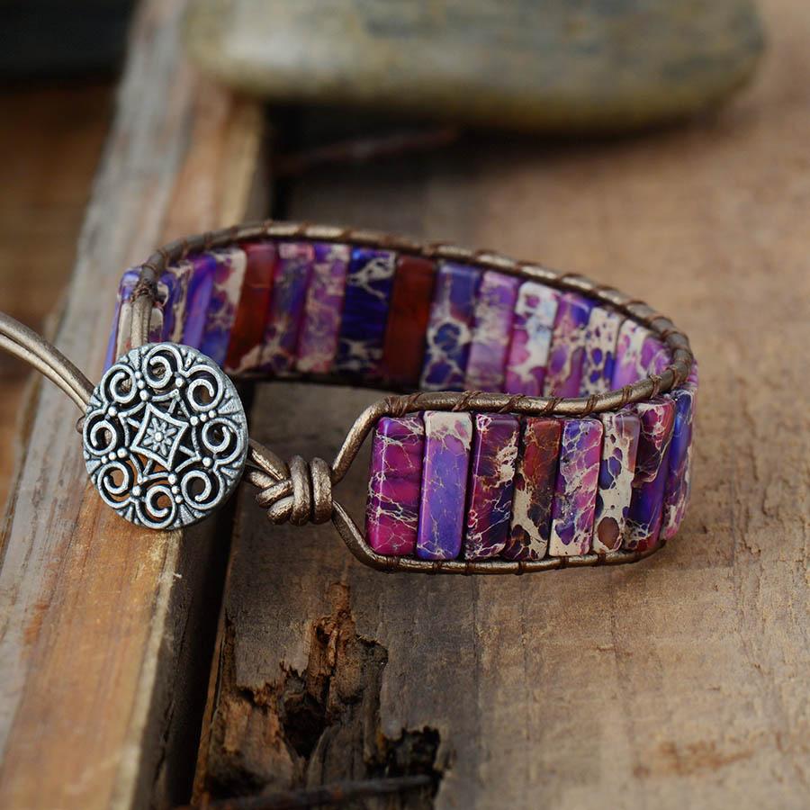 Violet Bohemia Wrap Bracelet