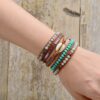 Oceana Cowrie Shell Wrap Bracelet