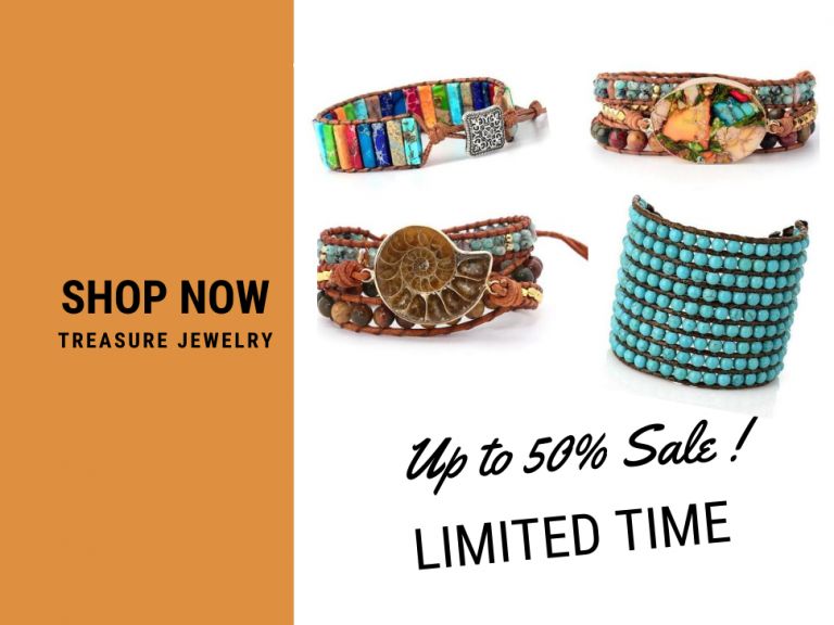 treasure boho hand made jewelry from natural gemstones