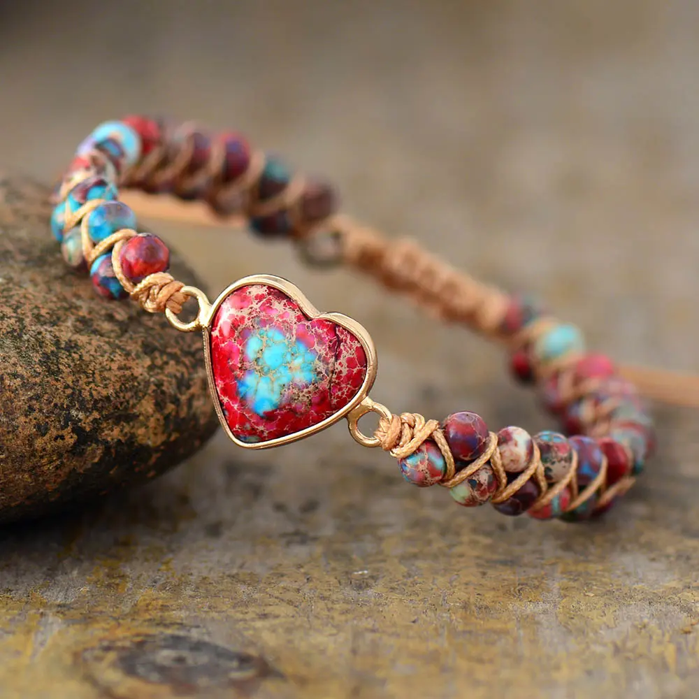 The Jewelry Lady's Store - Wonderful vermeil multi gemstone heart bracelet!  You can find it here: https://thejewelryladysstore.com/collections/bracelets  | Facebook