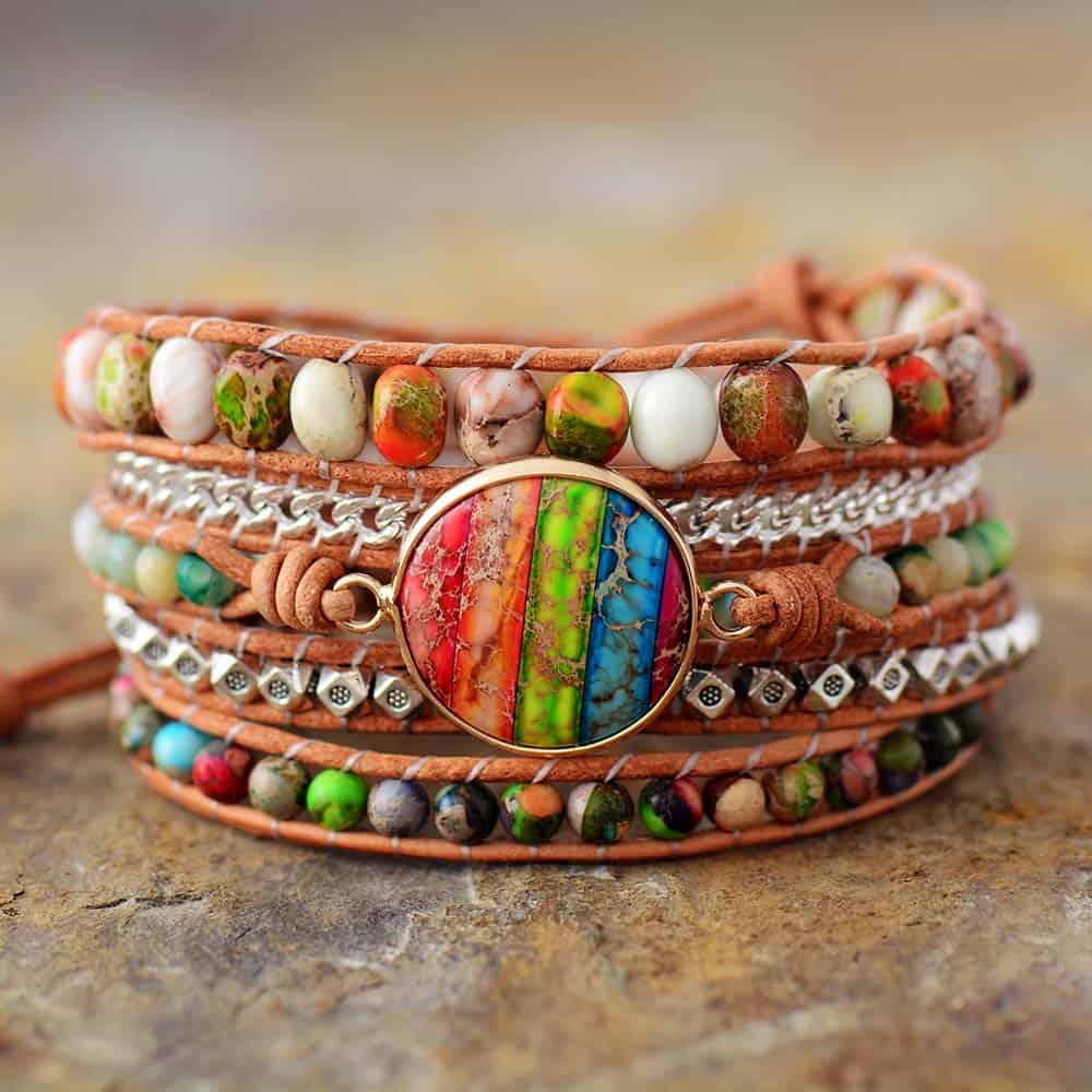 Cassia Rainbow Charm Bracelet