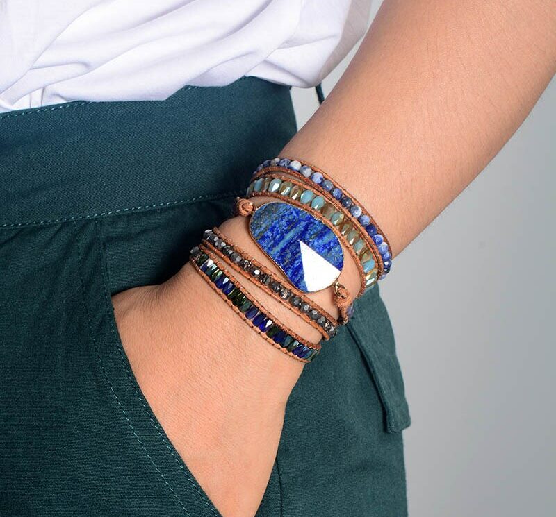 Oceana Lapis Lazuli Bracelet