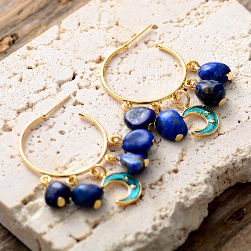 Lunar Magic Lapis Lazuli Earrings