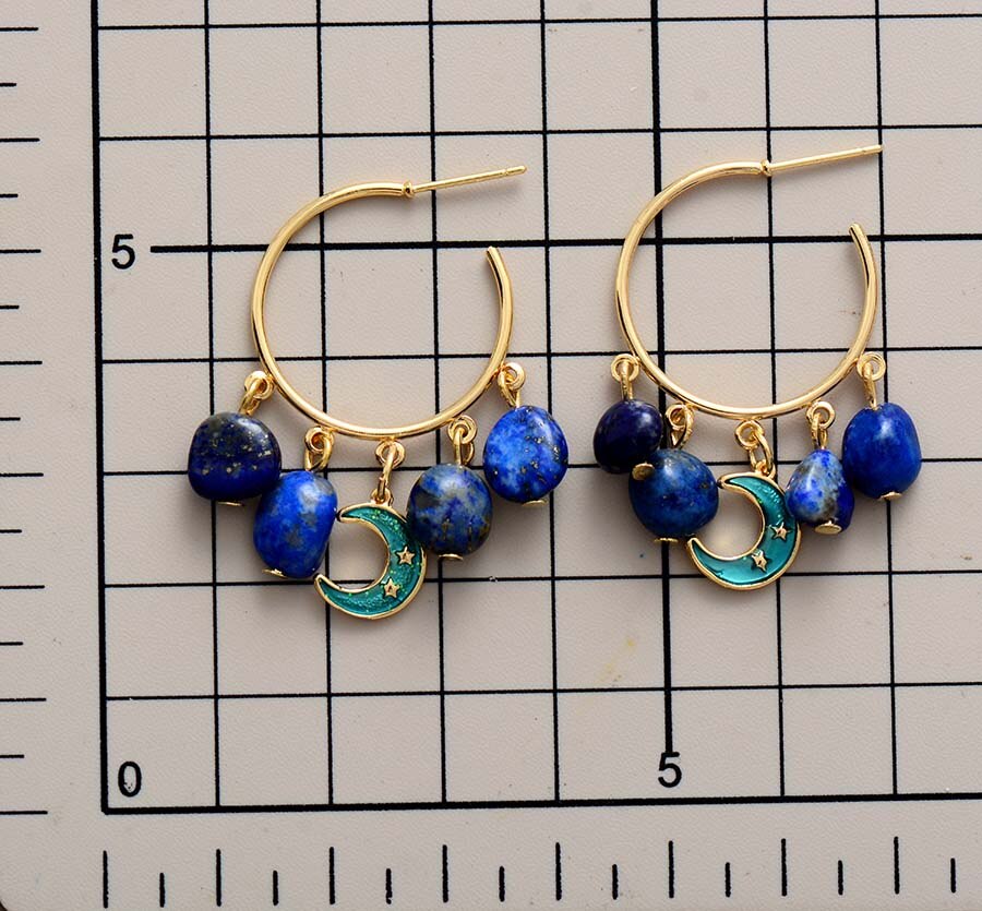 Lunar Magic Lapis Lazuli Earrings