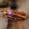 Cosmic Sands Gemstone Wrap Bracelet