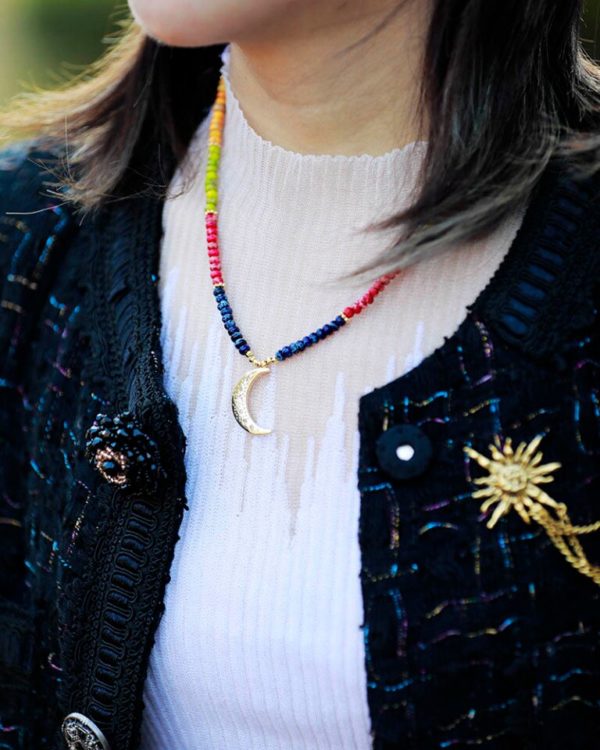 Luna Princess colorful choker necklace