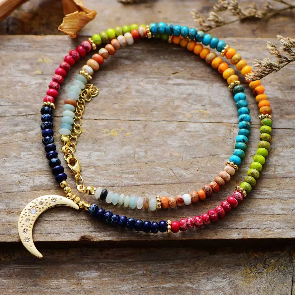 Treasure Jewelry|Luna Princess colorful choker necklace