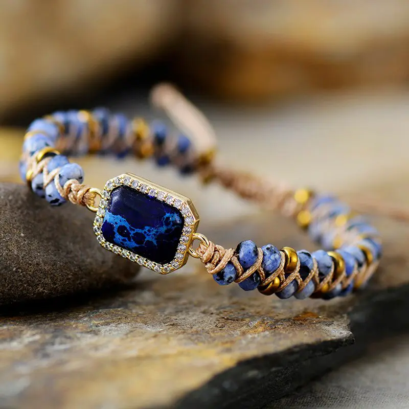 Malaki Stone Braided Bracelet