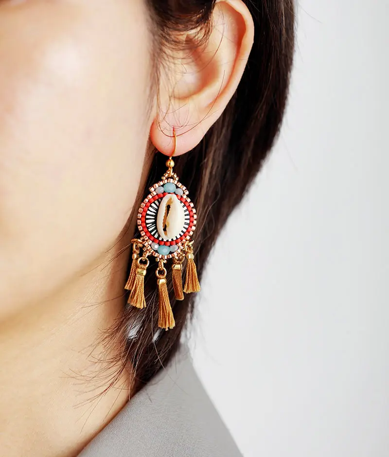 Bohemian Magic Tassels Earrings - Image 5