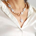 Serenity Gold Choker Pearl Necklace