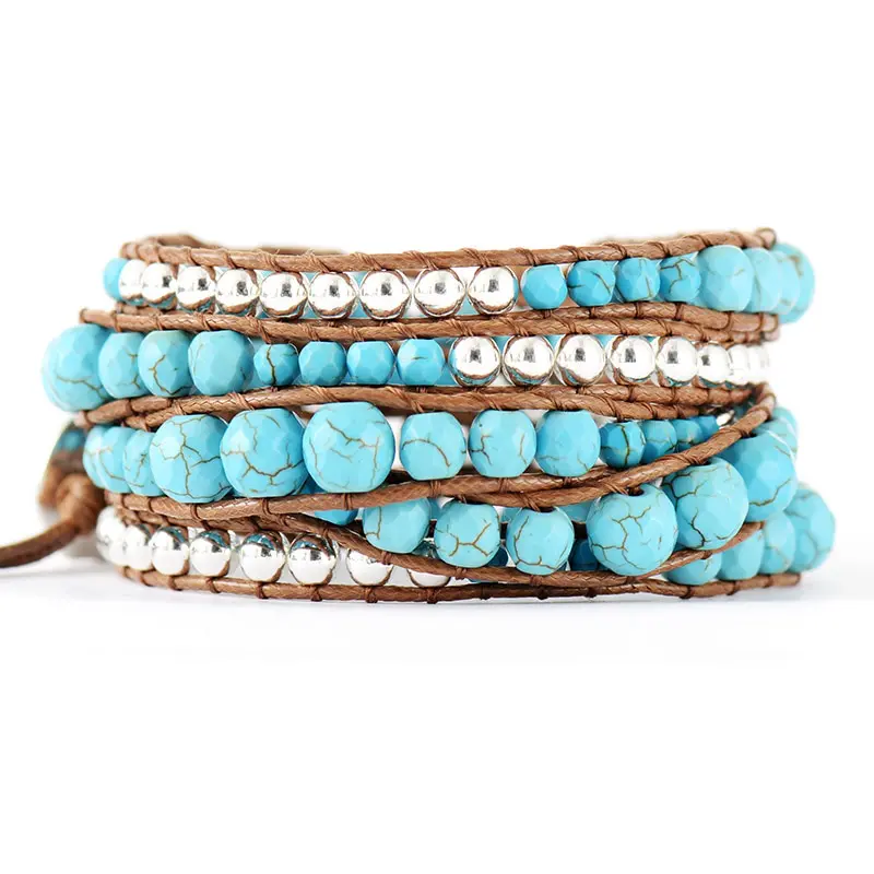 Two Row Turquoise Bracelet - #4