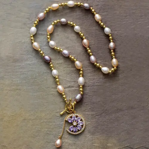 Floral Pearl Blossom Necklace