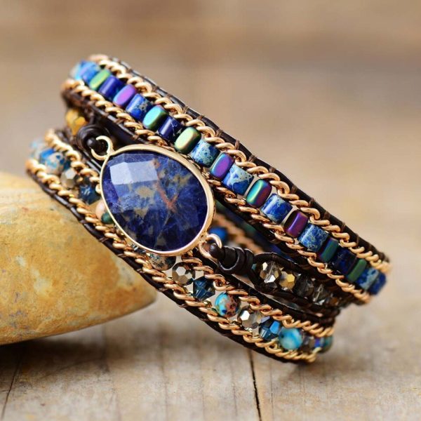 Winter Beauty Blue Sodalite bracelet