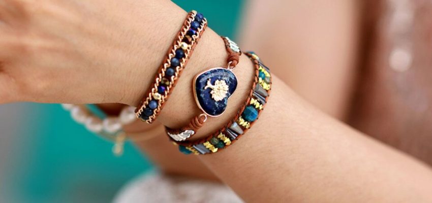 Nature in Heart Bohemian Wrap Bracelet
