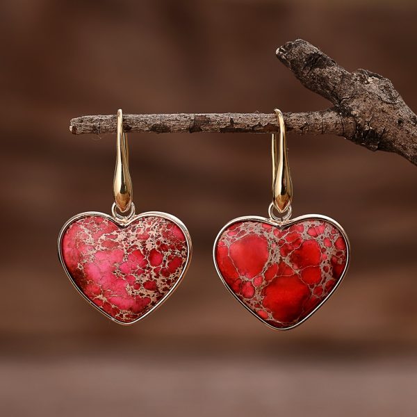 Heart Drop Earrings