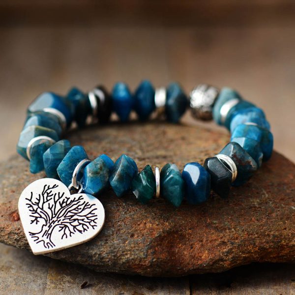 Nature’s Heart Apatite Stretch Bracelet