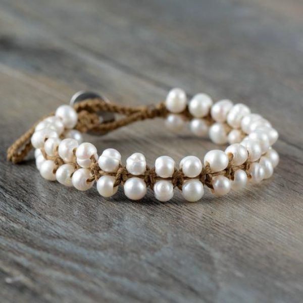 Calliope Beaded Pearls Bracelet